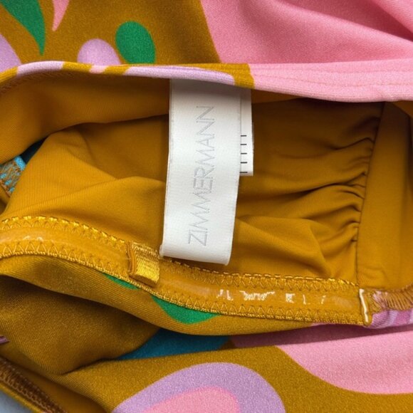 🆕 ZIMMERMANN 🧿 NWOT Teddy Double Ring 1PC Bathing Suit, Sz 2 US 6 - 8 - Picture 14 of 16